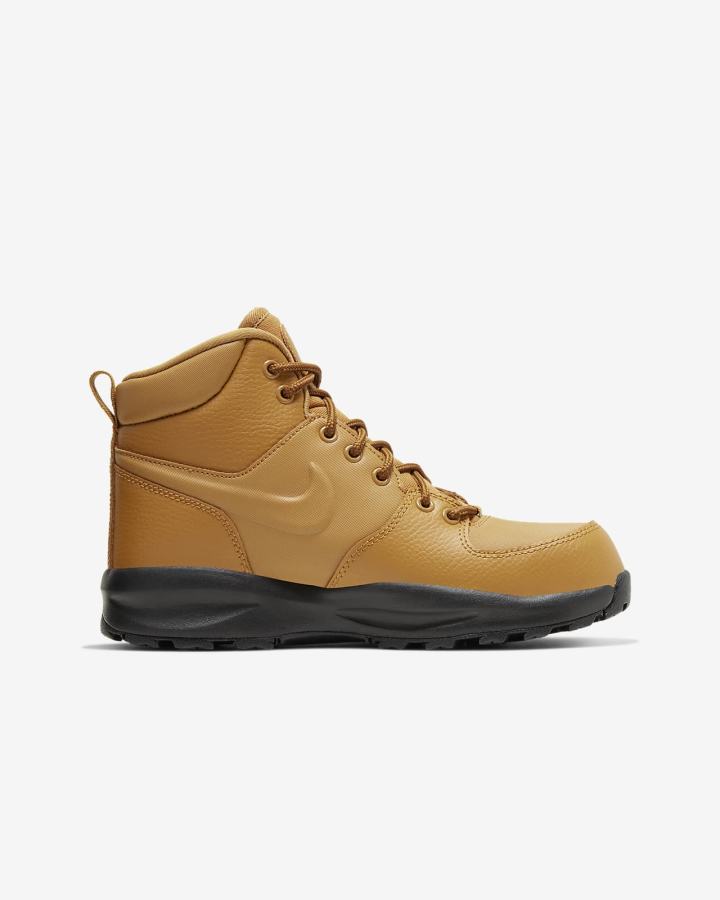 Zapatillas Nike Manoa LTR Kids Boots Niño Marrones Negras Marrones | UKFXJ-4853