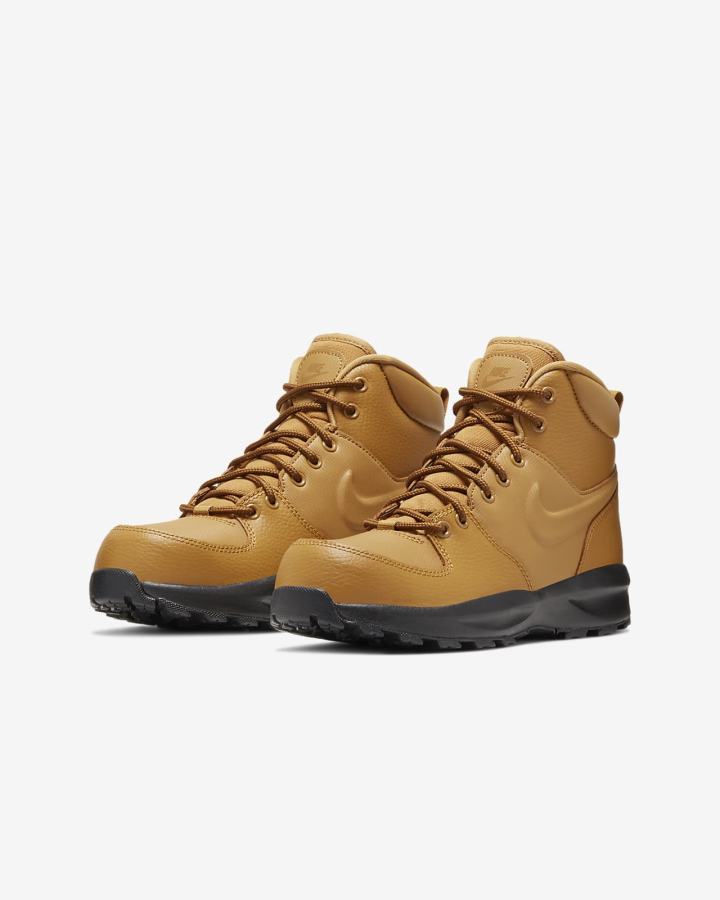 Zapatillas Nike Manoa LTR Kids Boots Niño Marrones Negras Marrones | UKFXJ-4853
