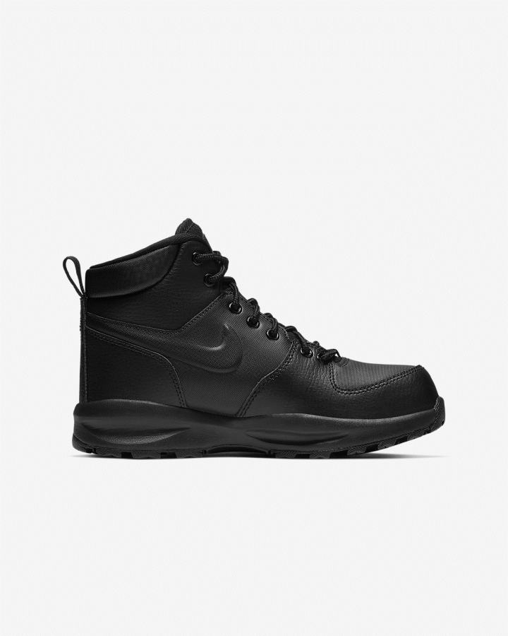 Zapatillas Nike Manoa LTR Kids Boots Niño Negras | VUOGN-8392