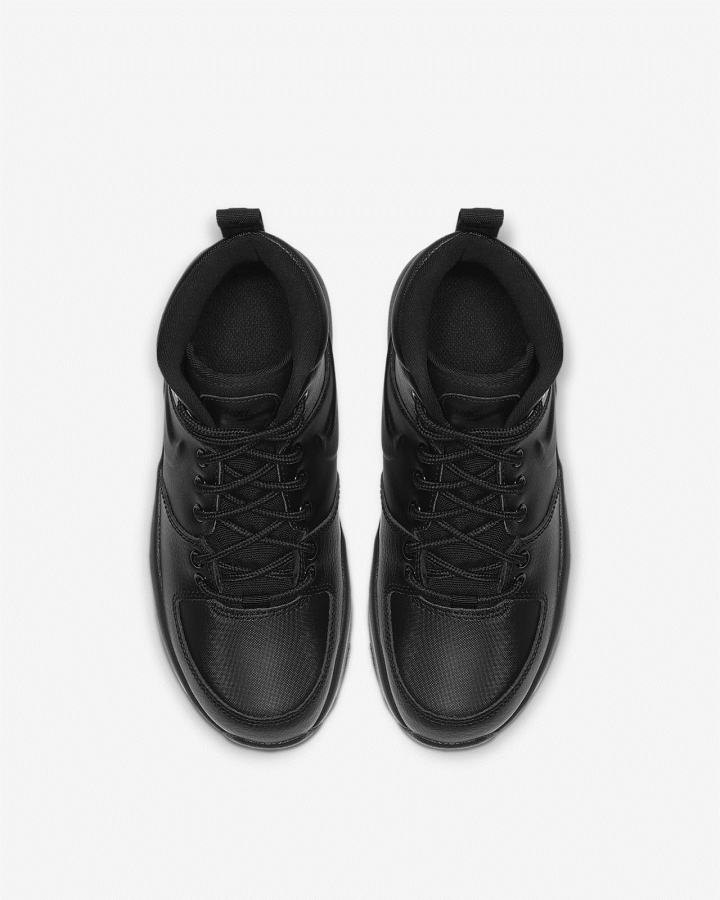 Zapatillas Nike Manoa LTR Kids Boots Niño Negras | VUOGN-8392