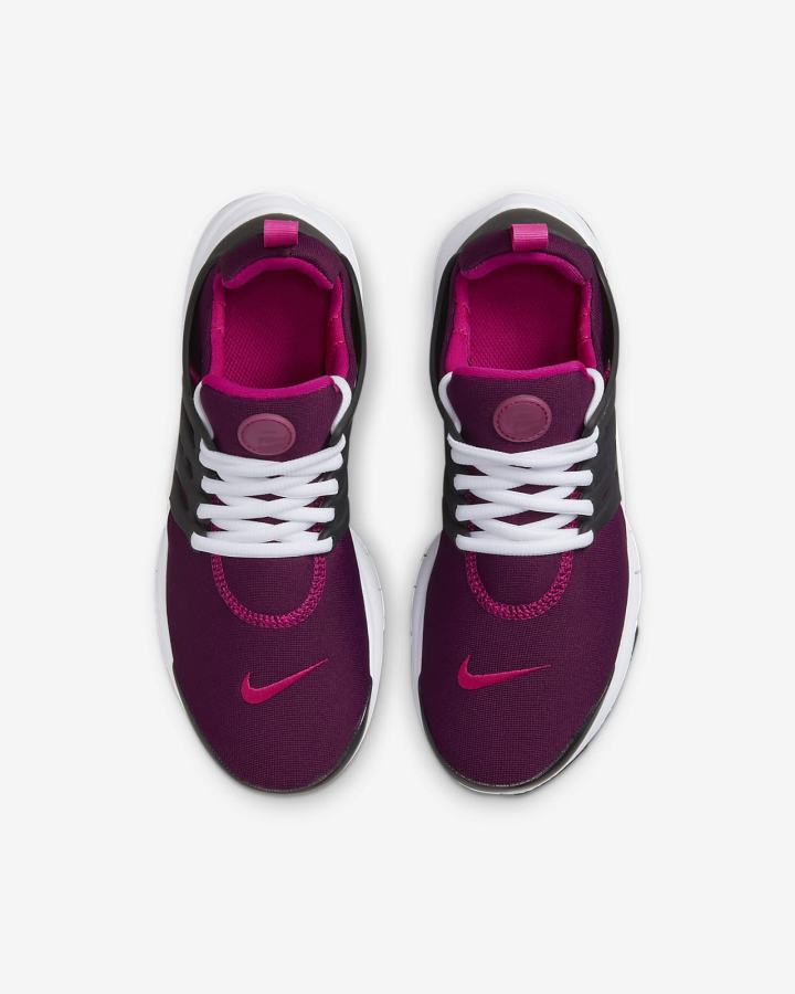 Zapatillas Nike Presto Kids Niño Blancas Rosas | SDHCY-0241
