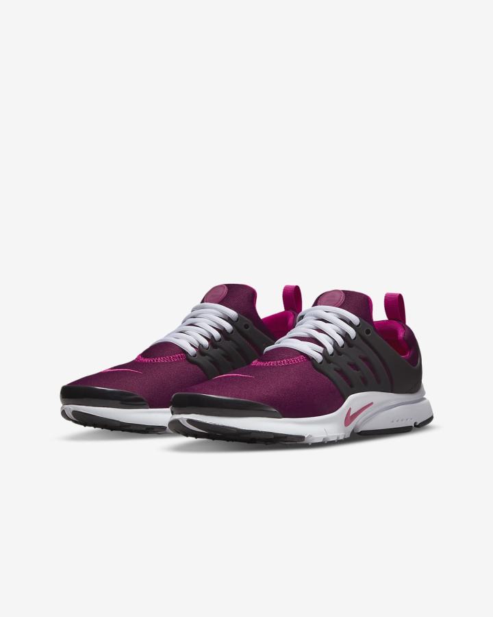 Zapatillas Nike Presto Kids Niño Blancas Rosas | SDHCY-0241