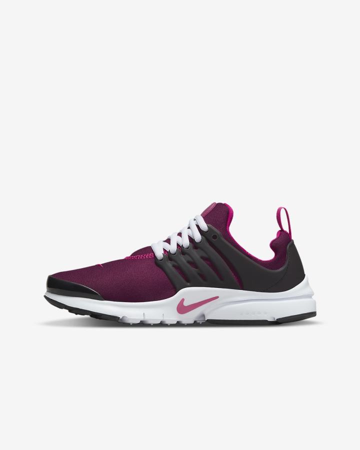 Zapatillas Nike Presto Kids Niño Blancas Rosas | SDHCY-0241