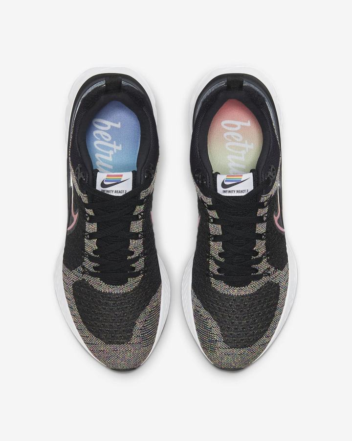 Zapatillas Nike React Infinity Run FK 2 Be True Hombre Negras | DYKCP-1542