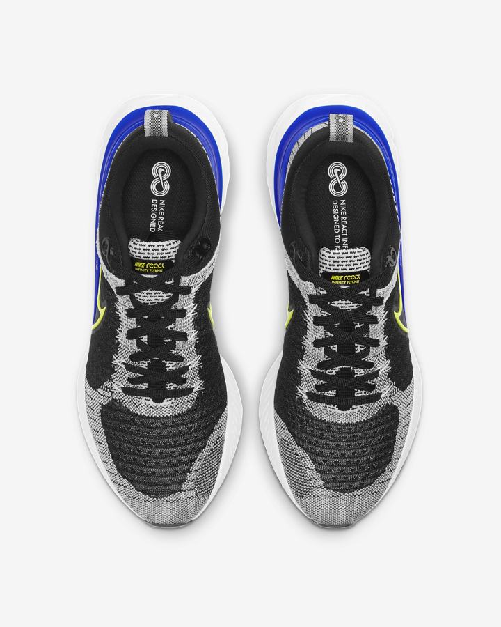 Zapatillas Nike React Infinity Run FK 2 Be True Hombre Blancas Negras | ITGLU-1805