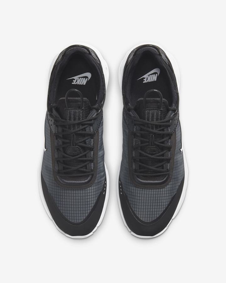 Zapatillas Nike React Live Hombre Negras Gris Oscuro Blancas | VLPSE-6523