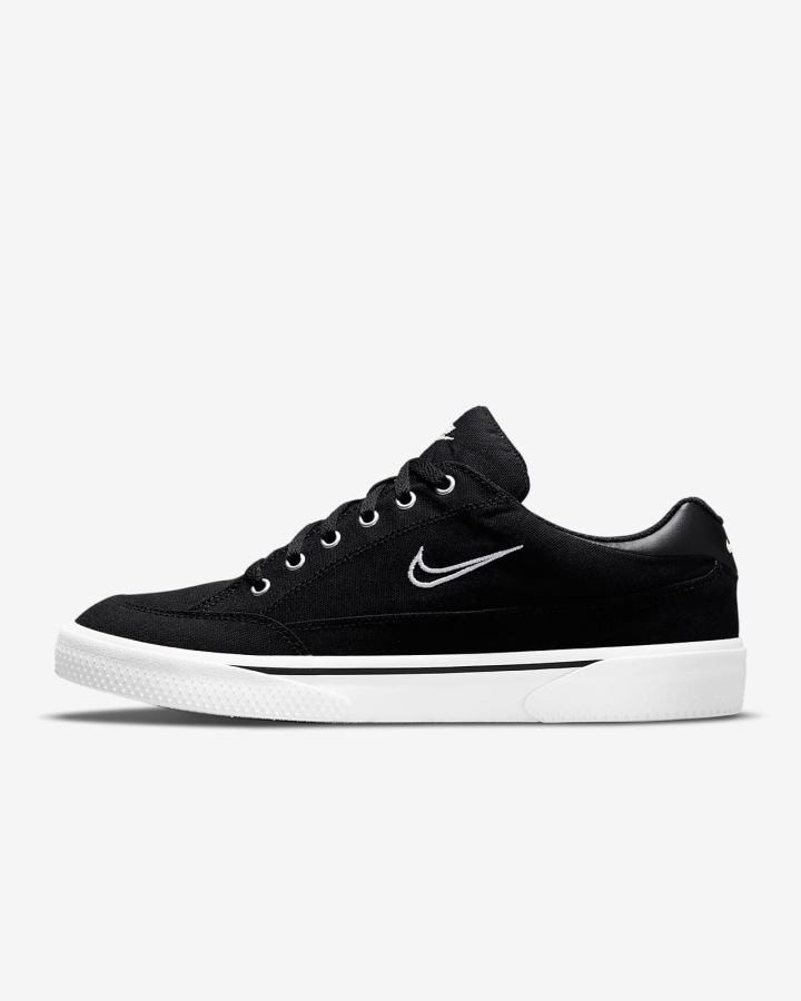 Zapatillas Nike Retro GTS Hombre Negras Blancas | SLPVQ-7206