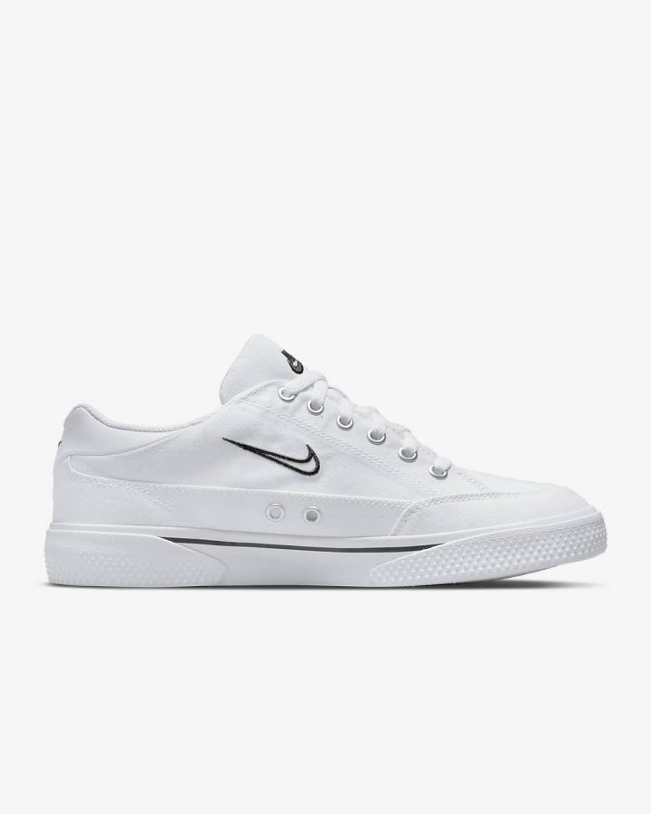Zapatillas Nike Retro GTS Mujer Blancas Negras | NELKF-3245