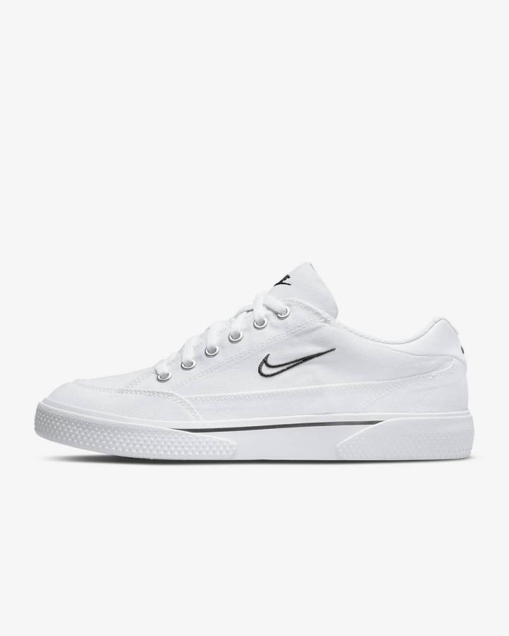 Zapatillas Nike Retro GTS Mujer Blancas Negras | NELKF-3245