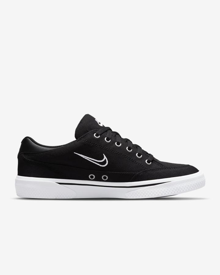 Zapatillas Nike Retro GTS Mujer Negras Blancas | IANXW-4936
