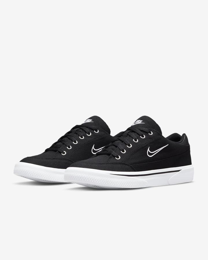Zapatillas Nike Retro GTS Mujer Negras Blancas | IANXW-4936