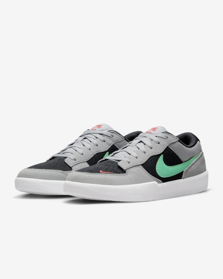 Zapatillas Nike SB Force 58 Mujer Gris Negras Gris | DSAJY-6018