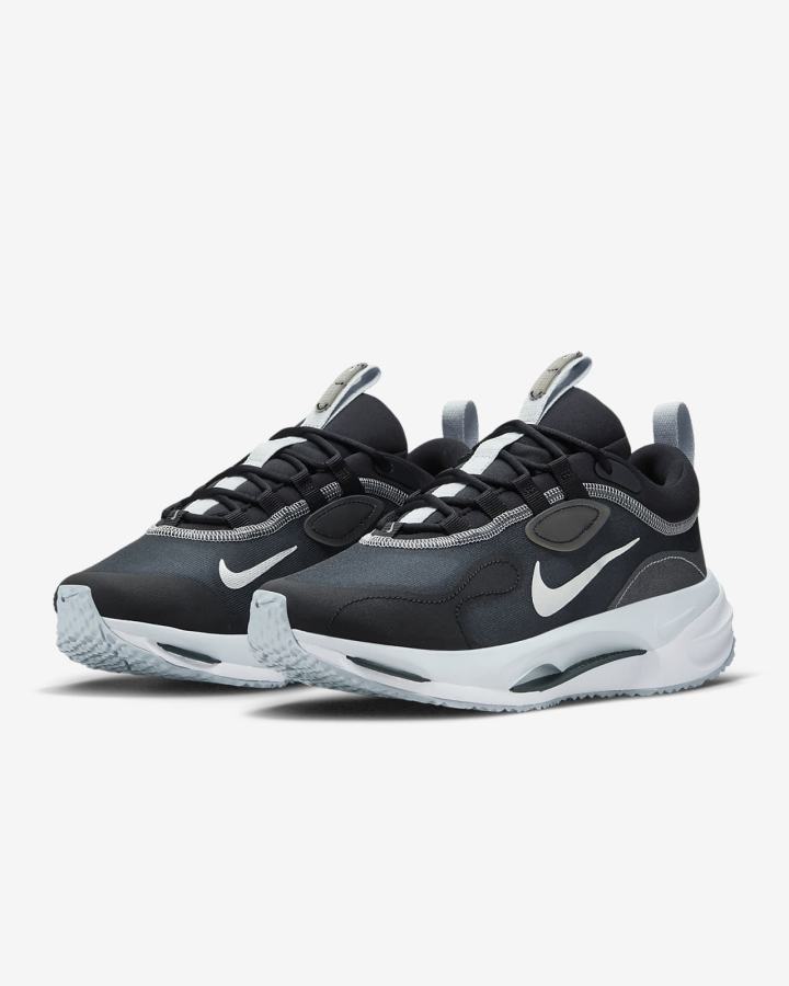 Zapatillas Nike Spark Mujer Negras Plateadas Blancas Metal Plateadas | ISLXU-9780
