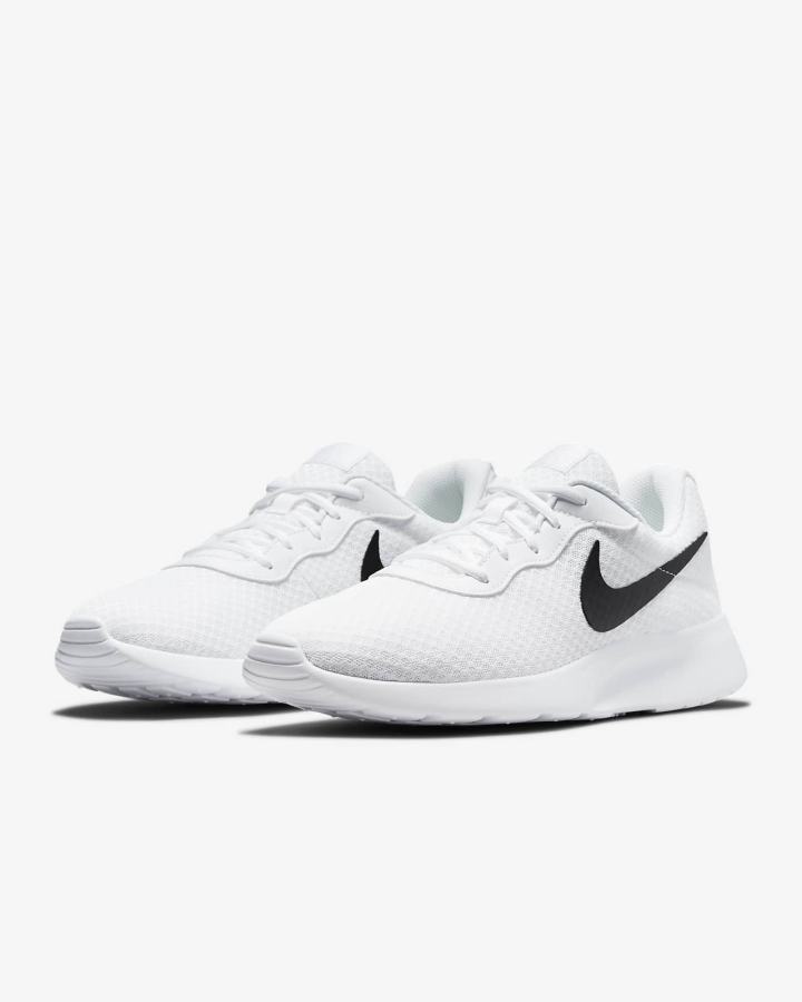 Zapatillas Nike Tanjun Hombre Blancas Negras | IJWNP-8642