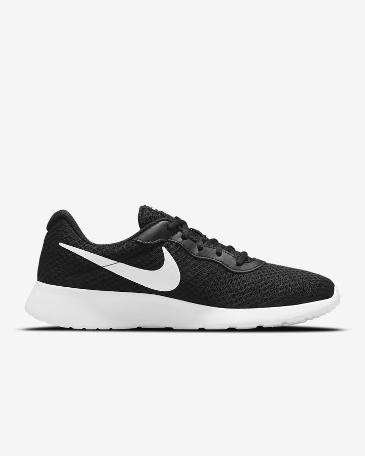 Zapatillas Nike Tanjun Hombre Negras Blancas | HMTWD-8426