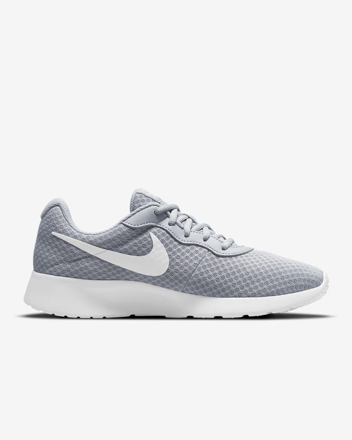 Zapatillas Nike Tanjun Mujer Gris Negras Blancas | VJQUK-2901