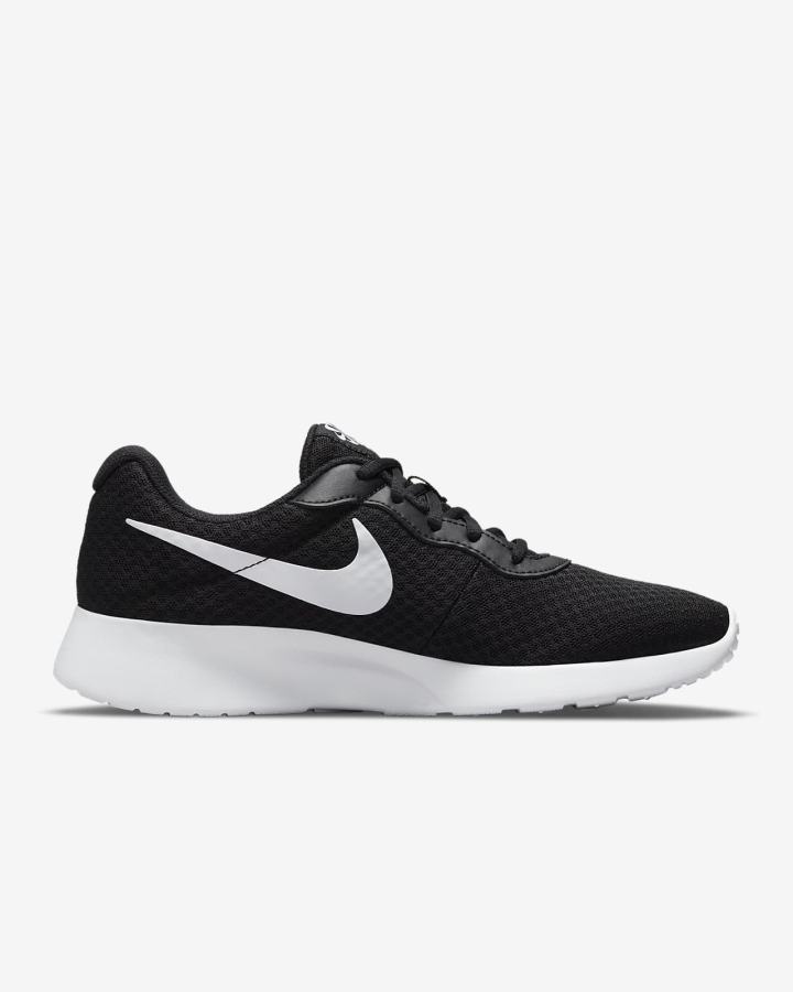 Zapatillas Nike Tanjun Mujer Negras Blancas | UFALC-0164