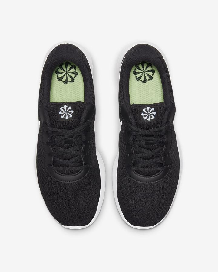 Zapatillas Nike Tanjun Mujer Negras Blancas | UFALC-0164