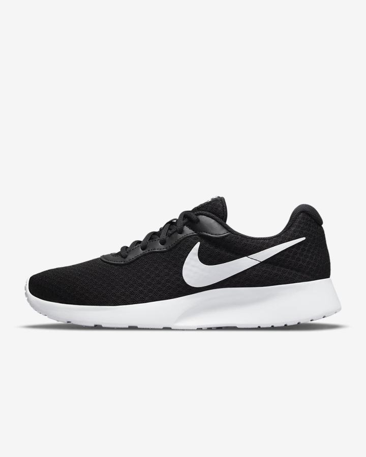 Zapatillas Nike Tanjun Mujer Negras Blancas | UFALC-0164