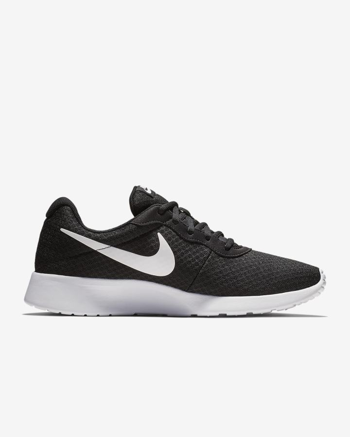 Zapatillas Nike Tanjun Mujer Negras Blancas | XSDJE-9238