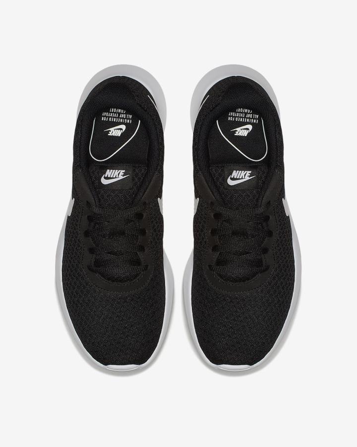 Zapatillas Nike Tanjun Mujer Negras Blancas | XSDJE-9238