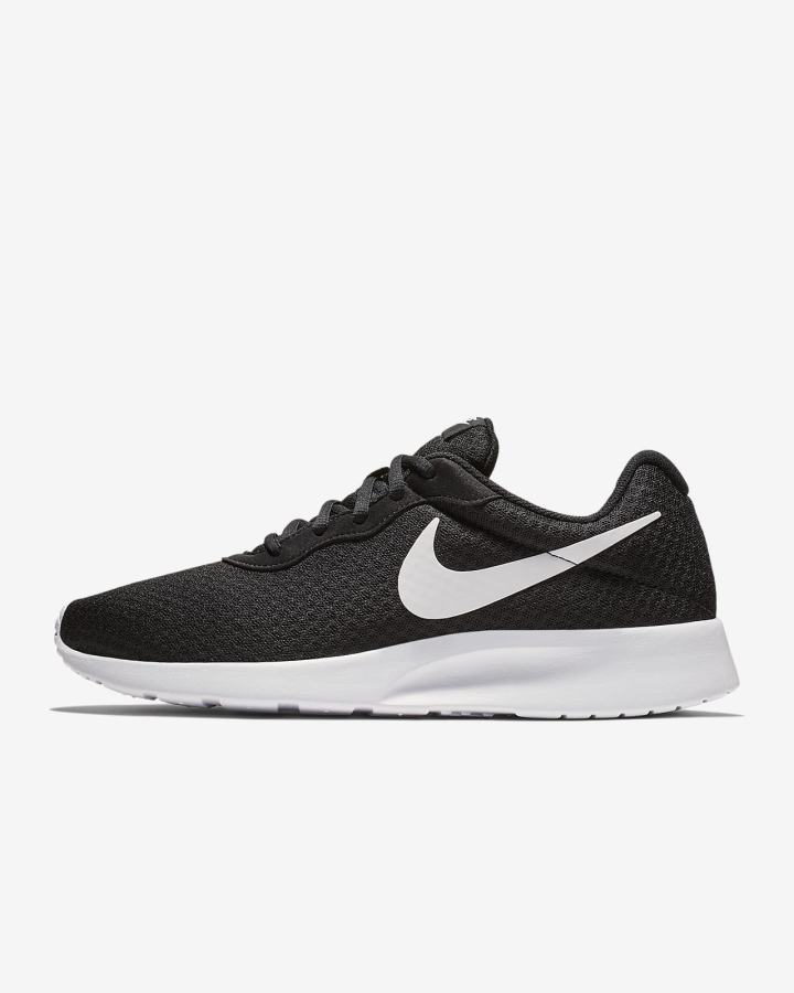 Zapatillas Nike Tanjun Mujer Negras Blancas | XSDJE-9238