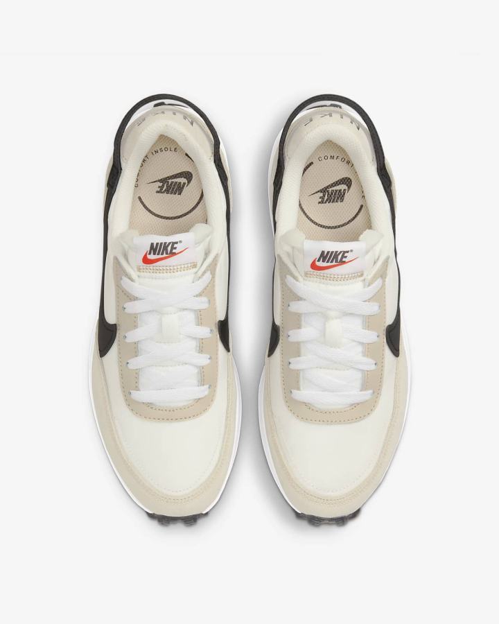 Zapatillas Nike Waffle Debut Mujer Blancas Negras | MXDVU-9345