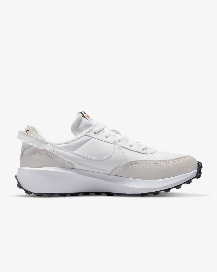 Zapatillas Nike Waffle Debut Mujer Blancas Negras Naranjas Blancas | QGENS-2137