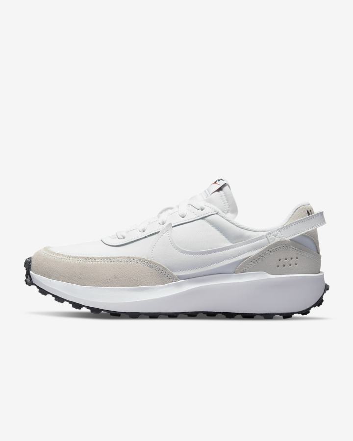 Zapatillas Nike Waffle Debut Mujer Blancas Negras Naranjas Blancas | QGENS-2137