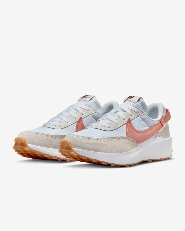 Zapatillas Nike Waffle Debut Mujer Gris Naranjas | QPIJA-1468