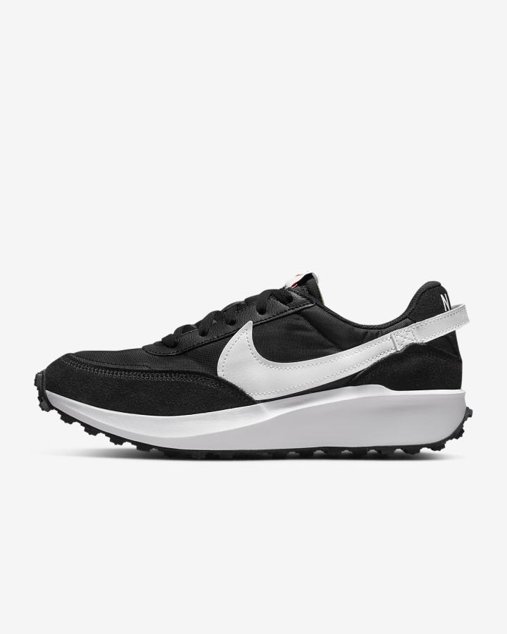 Zapatillas Nike Waffle Debut Mujer Negras Naranjas Blancas | GDSIB-4163