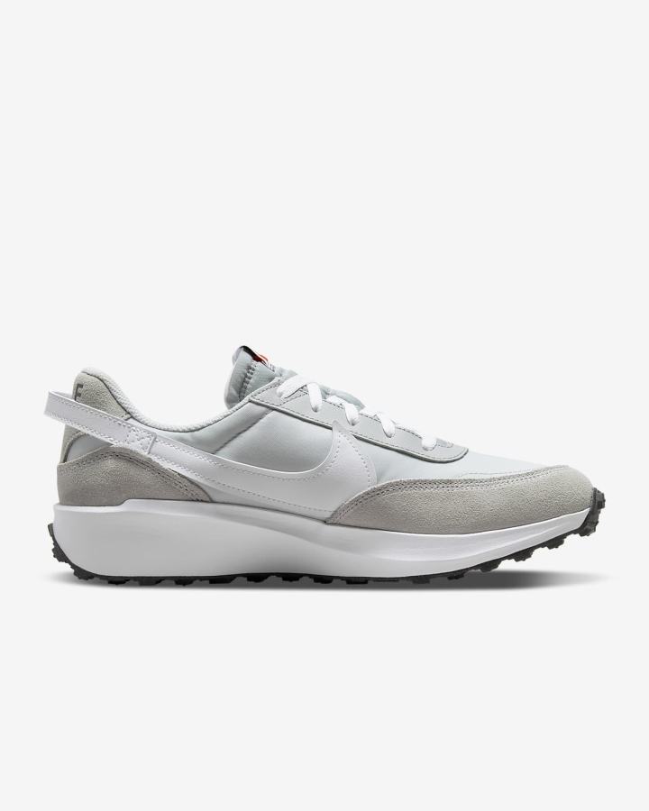 Zapatillas Nike Waffle Debut Swoosh Hombre Gris Gris Claro Blancas | FWJKV-7429