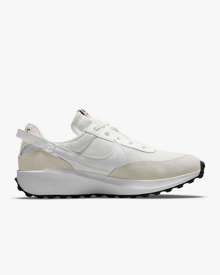 Zapatillas Nike Waffle Debut Swoosh Hombre Blancas Negras Naranjas | SCULX-1982