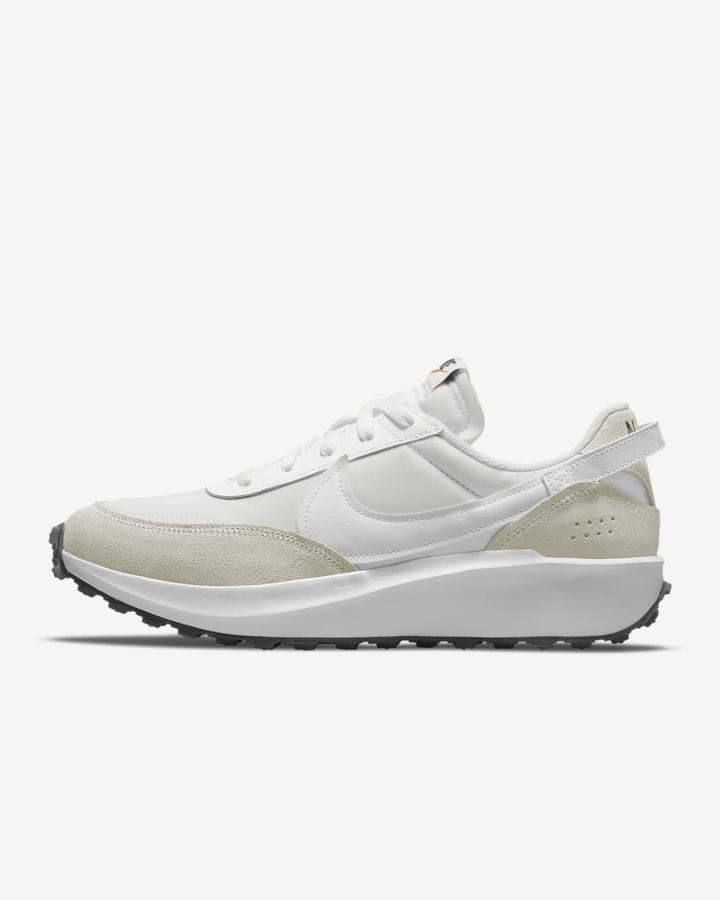 Zapatillas Nike Waffle Debut Swoosh Hombre Blancas Negras Naranjas | SCULX-1982