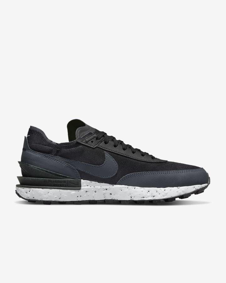 Zapatillas Nike Waffle One Crater Hombre Negras Gris Gris Oscuro | SXTIF-0531