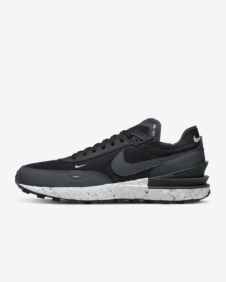 Zapatillas Nike Waffle One Crater Hombre Negras Gris Gris Oscuro | SXTIF-0531