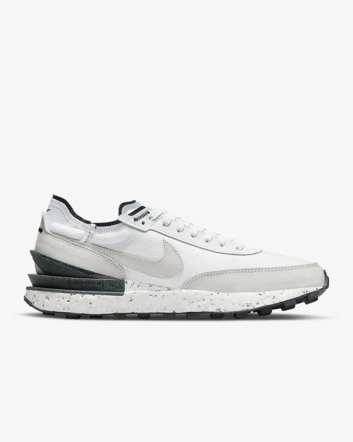 Zapatillas Nike Waffle One Crater Hombre Blancas Negras Beige Claro | WBZNQ-4081