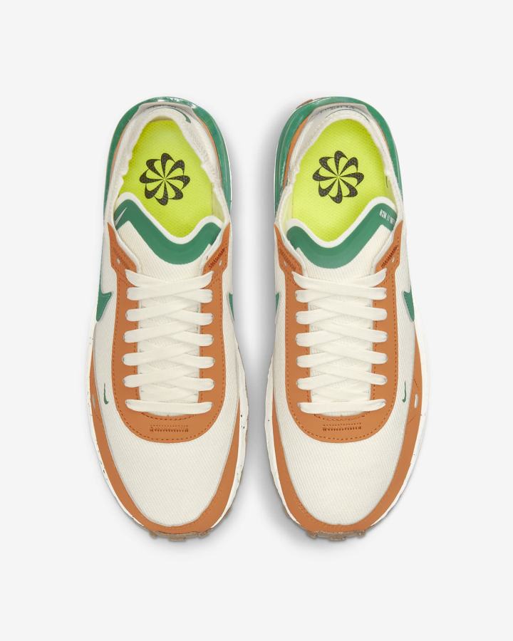 Zapatillas Nike Waffle One Crater Mujer Amarillo Oscuro Marrones | XZULH-7920