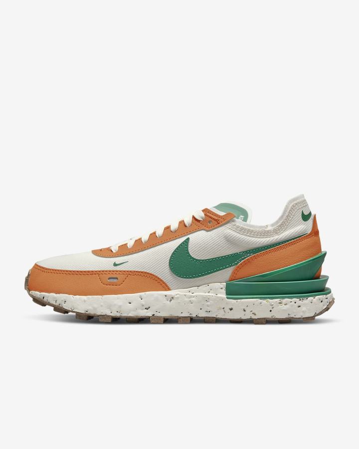 Zapatillas Nike Waffle One Crater Mujer Amarillo Oscuro Marrones | XZULH-7920
