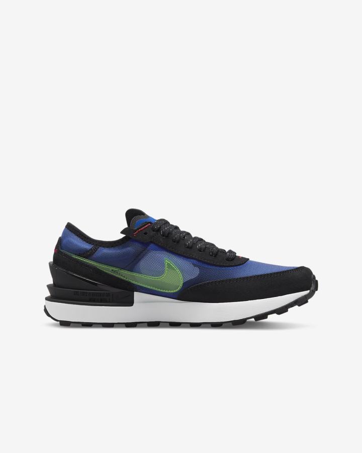 Zapatillas Nike Waffle One Kids Niña Azules Negras | AKWSU-4613