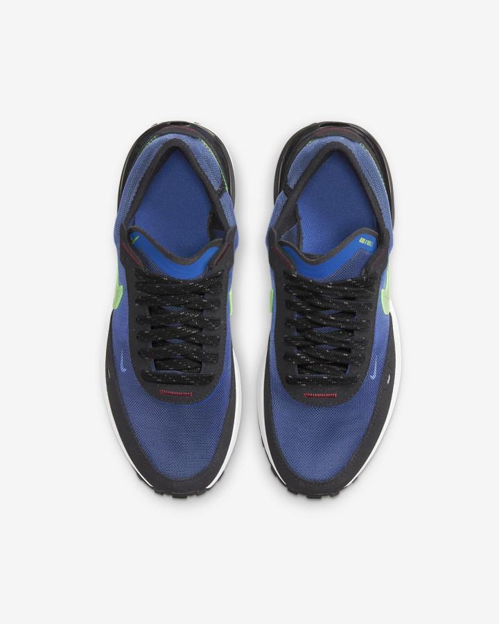 Zapatillas Nike Waffle One Kids Niña Azules Negras | AKWSU-4613