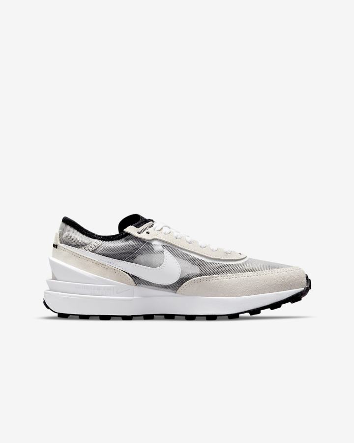 Zapatillas Nike Waffle One Kids Niña Blancas Negras Naranjas Blancas | RFTMY-8925