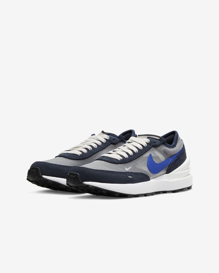 Zapatillas Nike Waffle One Kids Niña Obsidian Oscuro Negras Azul Real | RGPVS-8540