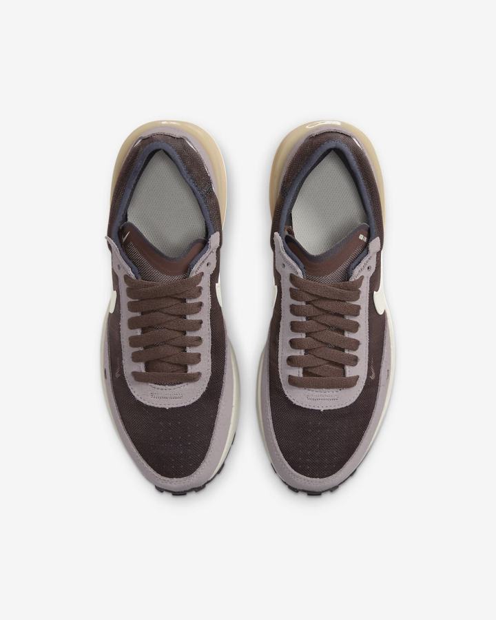 Zapatillas Nike Waffle One Kids Niño Chocolate Claro Moradas Beige | DMFSE-8651