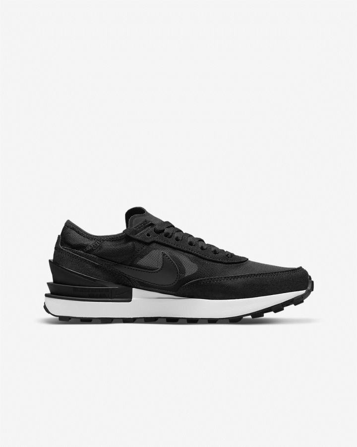 Zapatillas Nike Waffle One Kids Niño Negras Blancas Naranjas Negras | OYUPE-4058
