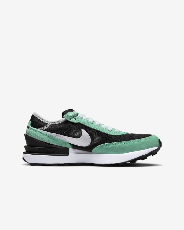Zapatillas Nike Waffle One Kids Niño Negras Blancas | VHBQU-7584