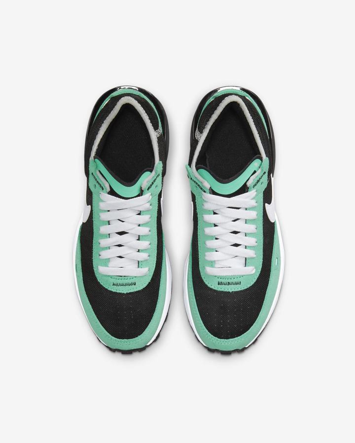 Zapatillas Nike Waffle One Kids Niño Negras Blancas | VHBQU-7584