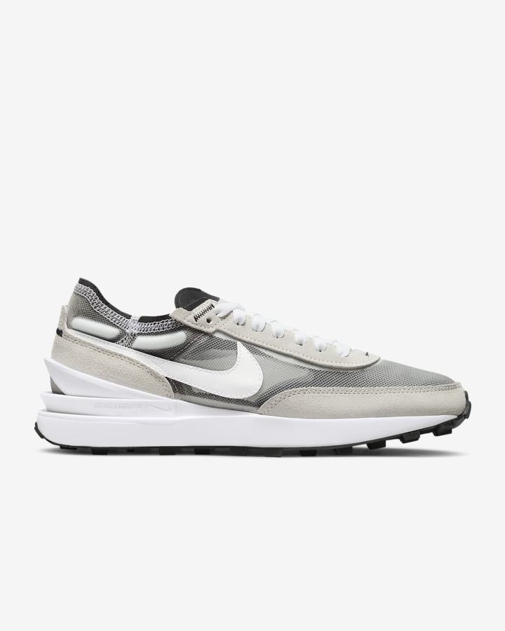 Zapatillas Nike Waffle One Mujer Blancas Negras Naranjas | HZOGE-2093