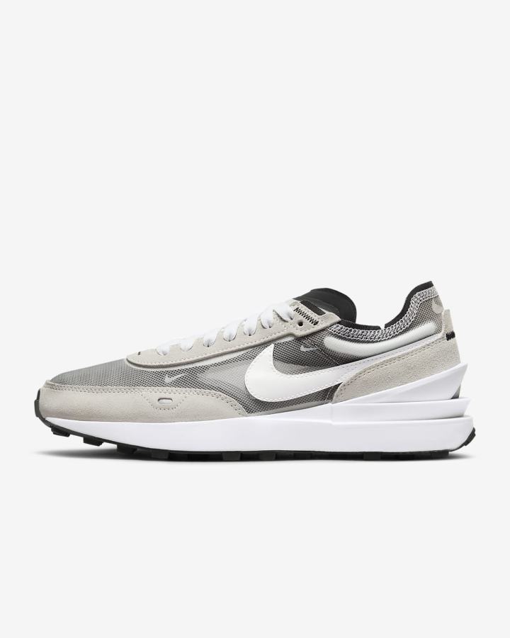 Zapatillas Nike Waffle One Mujer Blancas Negras Naranjas | HZOGE-2093