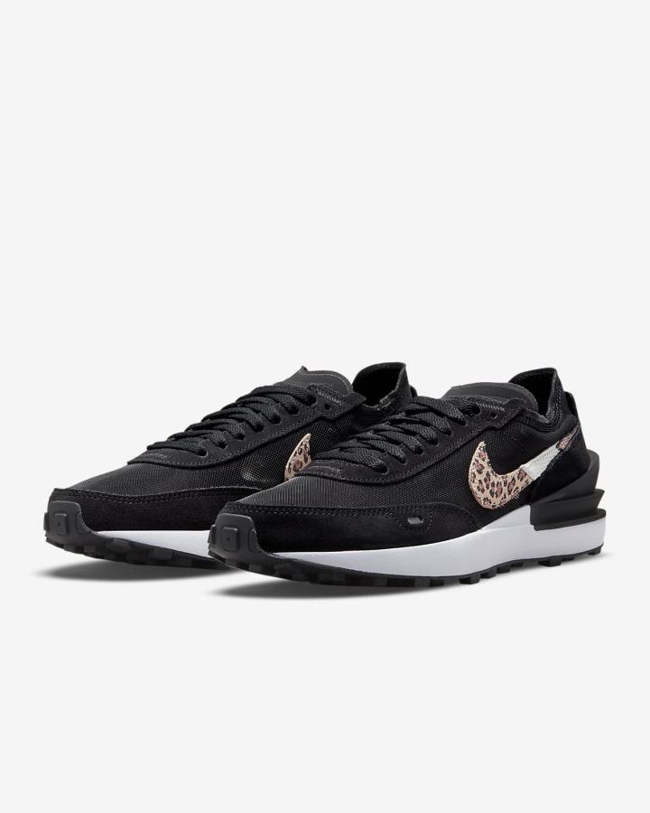 Zapatillas Nike Waffle One Mujer Negras Multicolor | KFJUI-8952